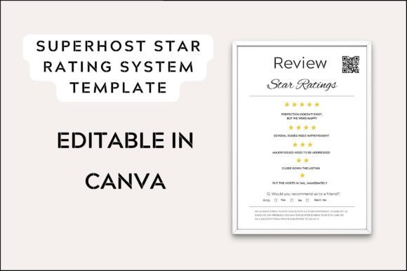 Airbnb Superhost Star Rating - Printable Explained
