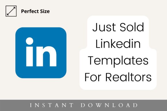 Elevate Your Real Estate Brand with Premium Just Sold LinkedIn Post Templates
