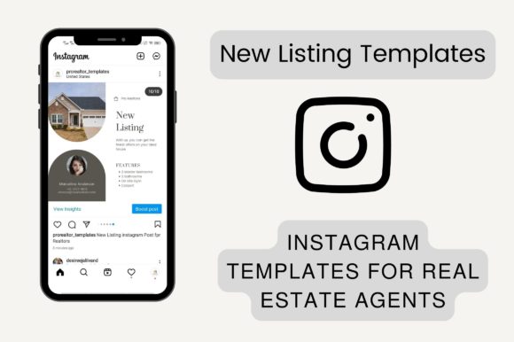 Elevate Your Real Estate Brand with Professional New Listing Instagram Templates