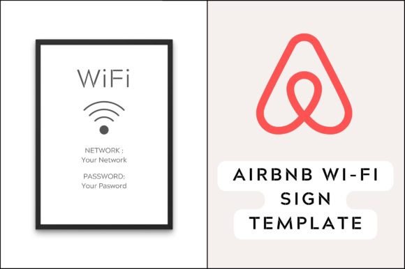 How to Use an Airbnb Wi-Fi Sign Template for Your Rental Property