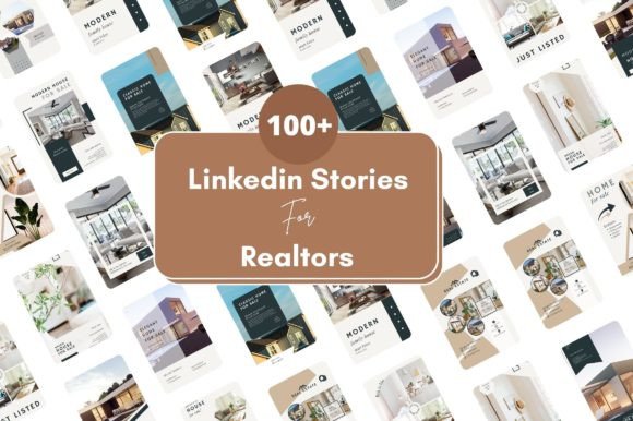 Linkedin Stories Templates for Realtor