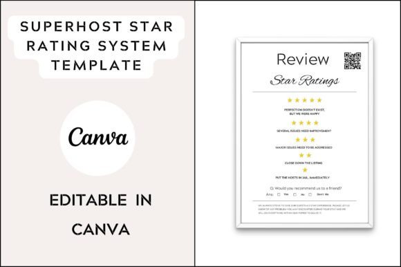 Maximize Your Airbnb Hosting Success with the Superhost Star Rating Template