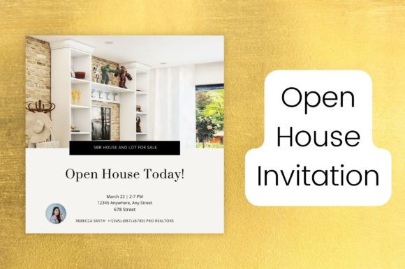 Open House Invitation Template