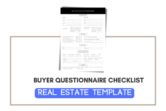 Premium Buyer Questionnaire Checklist