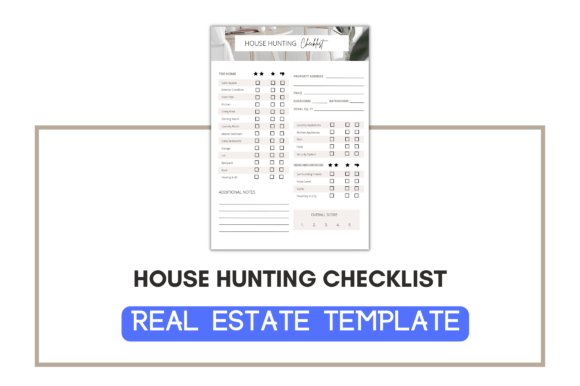 Premium House Hunting Checklist