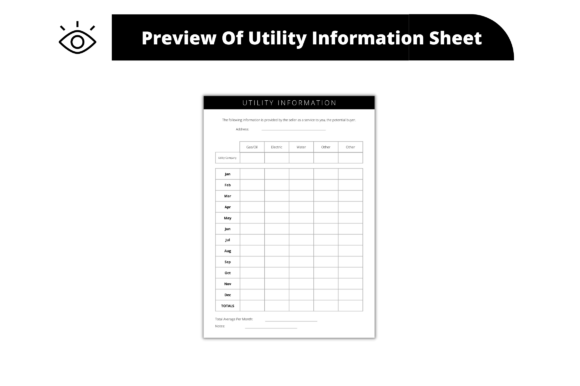 Premium Utility Information Sheet: A Must-Have for Every Professional