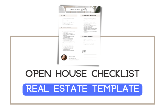 Printable Open House Checklist Template and Premium Printable Open House Checklist Template For Everyone