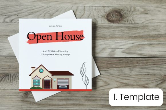 Professional Printable Open House Invitation Templates