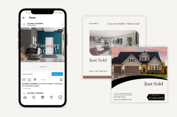 Why a Real Estate Just Sold Template for IG Is Your Secret Weapon for Closing More Deals